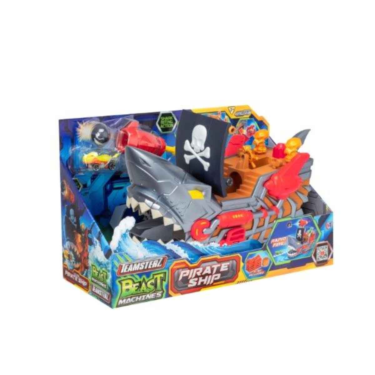 تيمسترز مجموعة بيست ماشين سفينة القراصنة مع سيارة للجنسين، 3-4 سنوات
