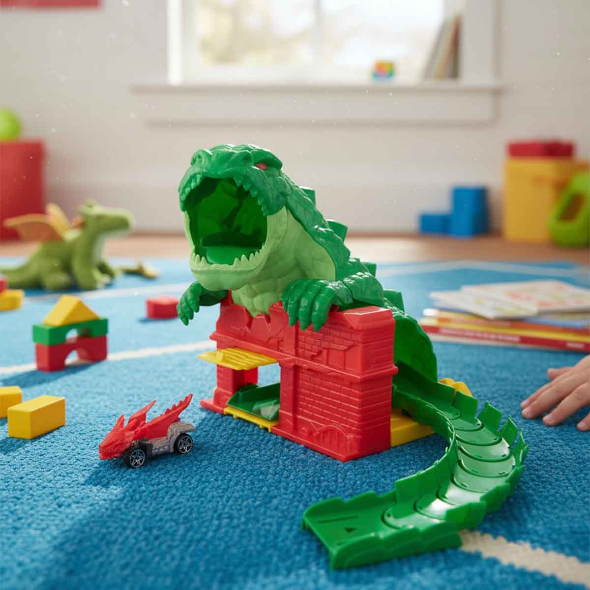 تيمسترز مجموعة بيست ماشين هيجان الزواحف مع سيارة للجنسين، 3-4 سنوات