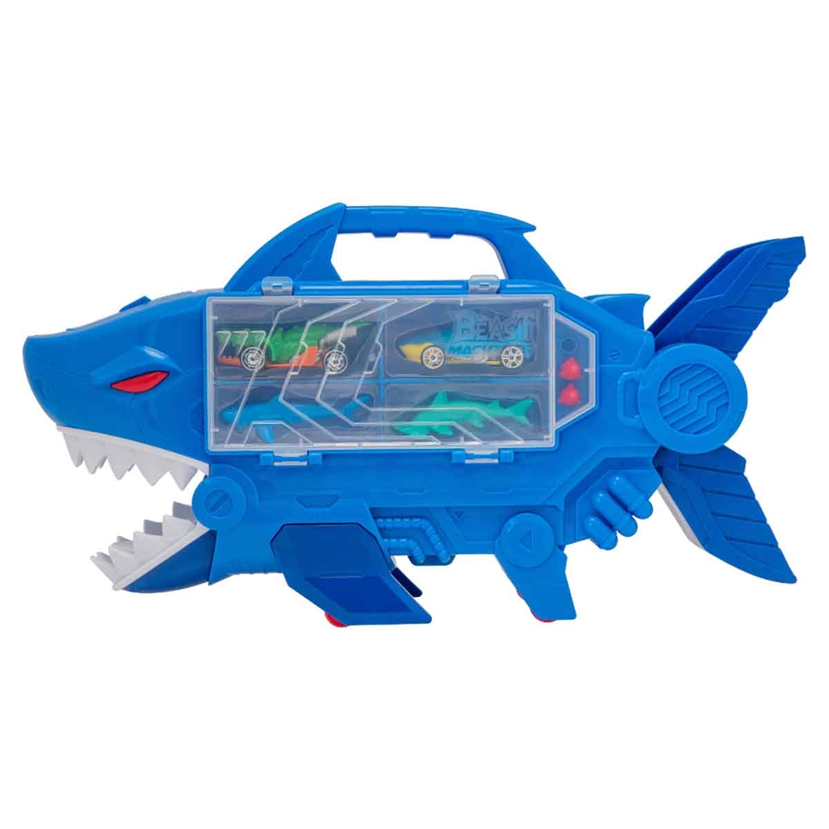 Teamsterz Beats Machines Shark Destroyer with Shark Figures Playset Unisex, 3-4 Years