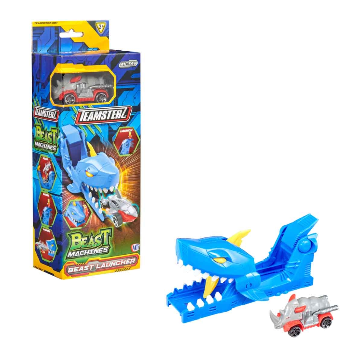 Teamsterz Beats Machines Shark Launcher & Car Playset Unisex, 3-4 Years