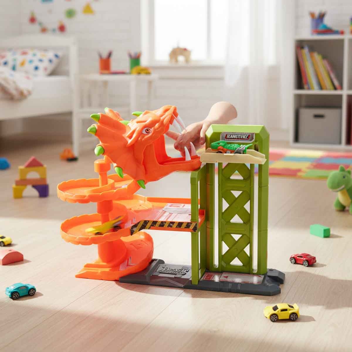 تيمسترز مجموعة بيست ماشين حفرة الأفعى مع سيارتين للجنسين، 3-4 سنوات