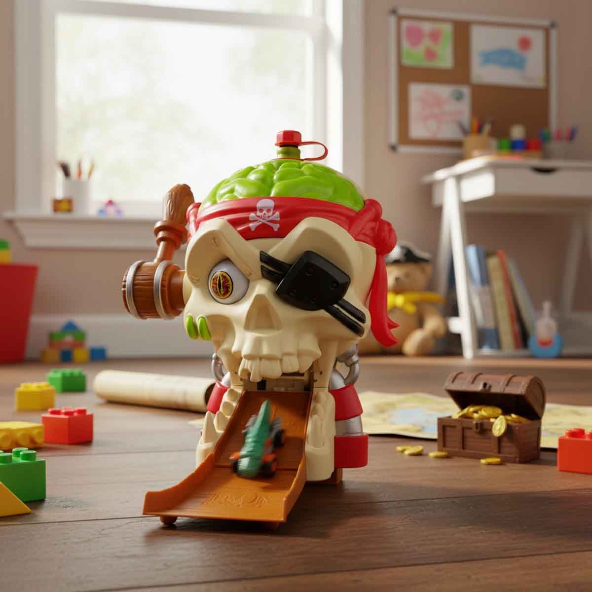 Teamsterz Colour Change Brain Wash & Beast Machine Car Playset Unisex, 3-4 Years