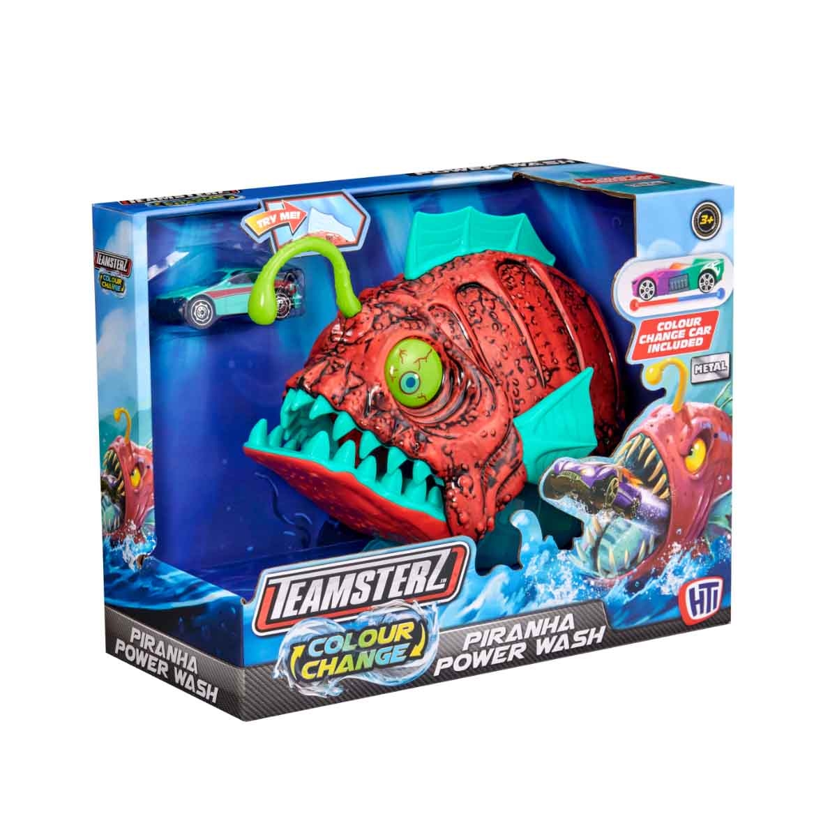 تيمسترز مجموعة غسيل بيرانا متغير اللون مع سيارة للجنسين، 3-4 سنوات