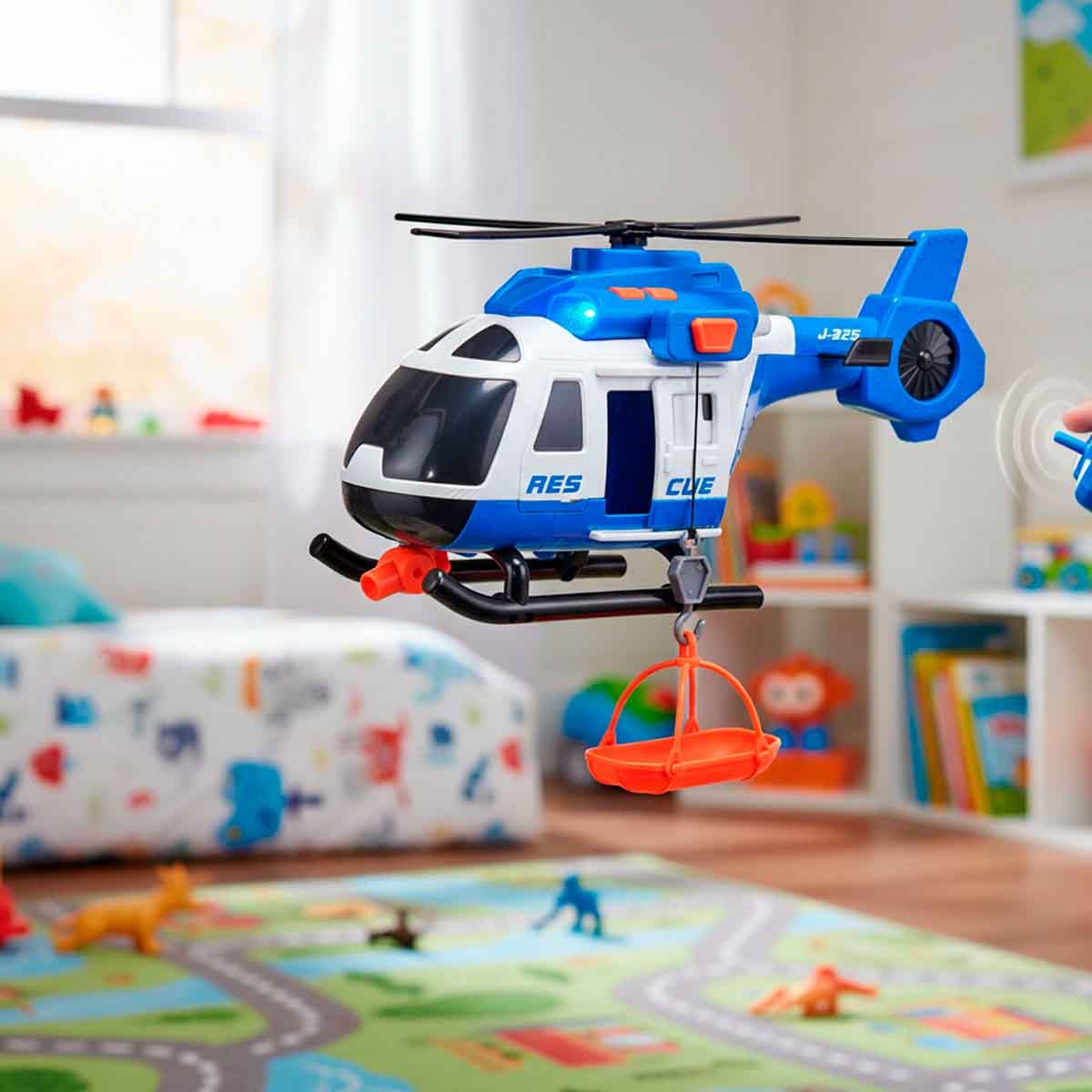 تيمسترز مجموعة مايتي ماشينز مروحية مع أضواء وأصوات للجنسين، 3-4 سنوات