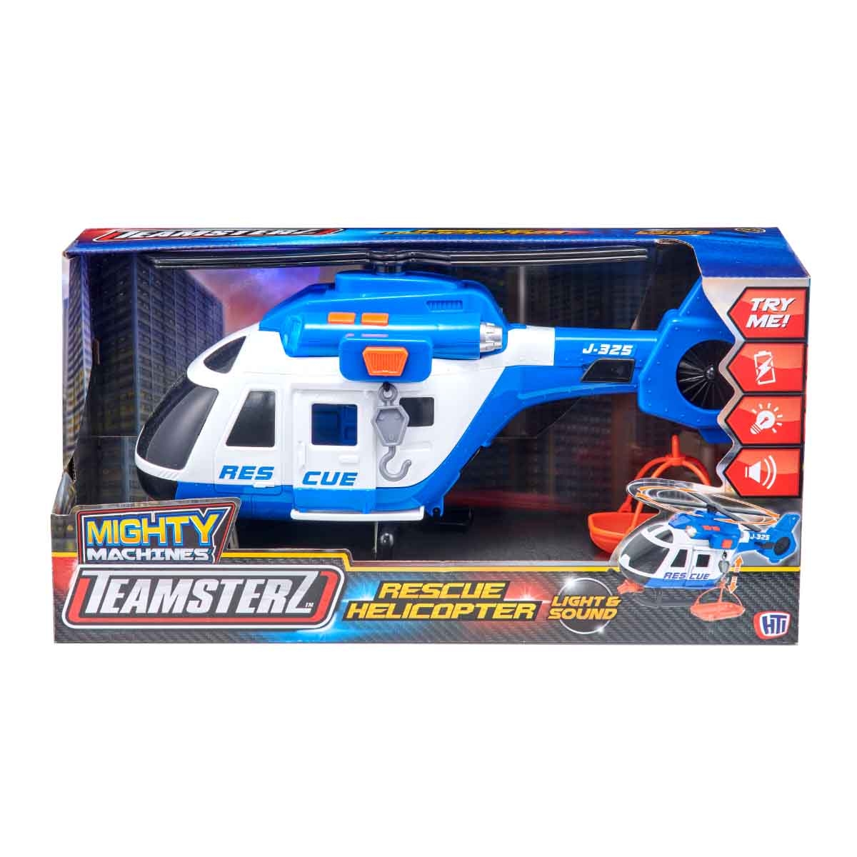 تيمسترز مجموعة مايتي ماشينز مروحية مع أضواء وأصوات للجنسين، 3-4 سنوات