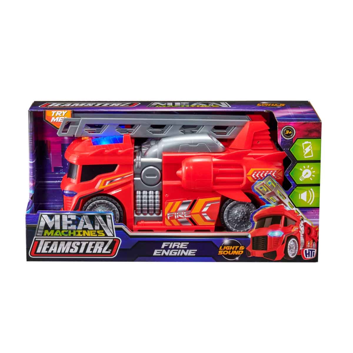 Teamsterz Mean Machines Light & Sound Fire Engine Playset Unisex, 3-4 Years