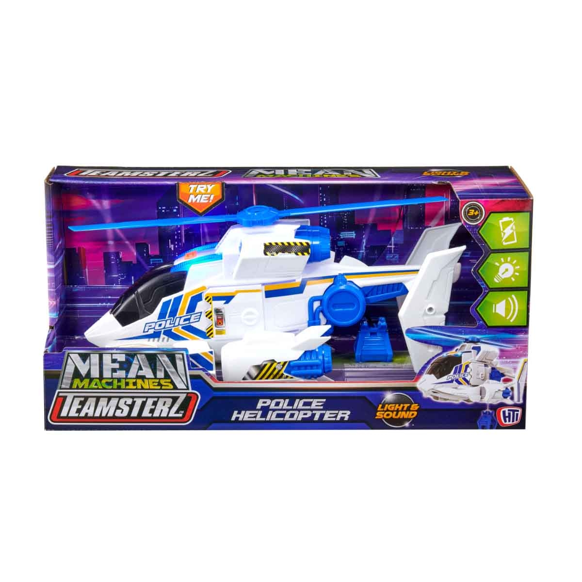 تيمسترز مجموعة مين ماشينز مروحية شرطة للجنسين، 3-4 سنوات