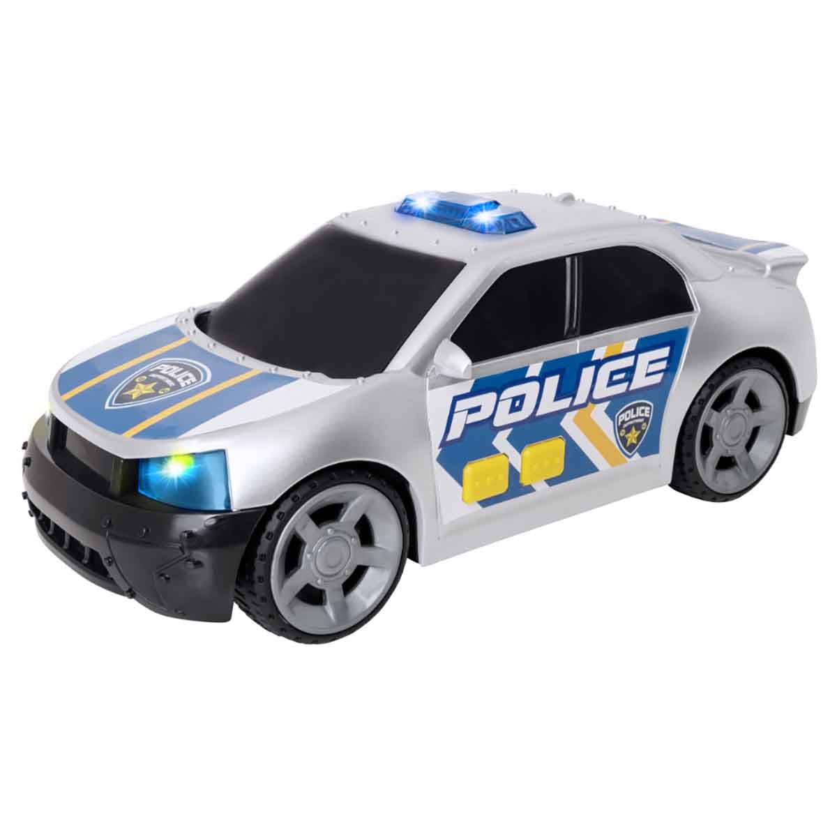 Teamsterz Mighty Machines Light & Sound Police Car Playset Unisex, 3-4 Years