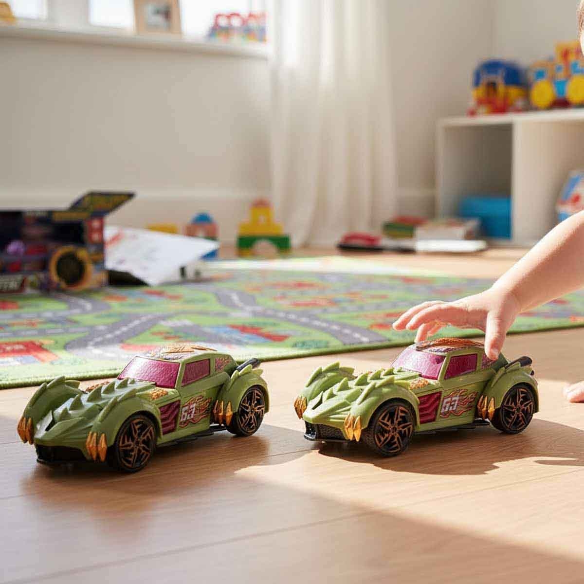 Teamsterz Monsters Moverz Assorted Converterz with Light & Sound Unisex, 3-4 Years