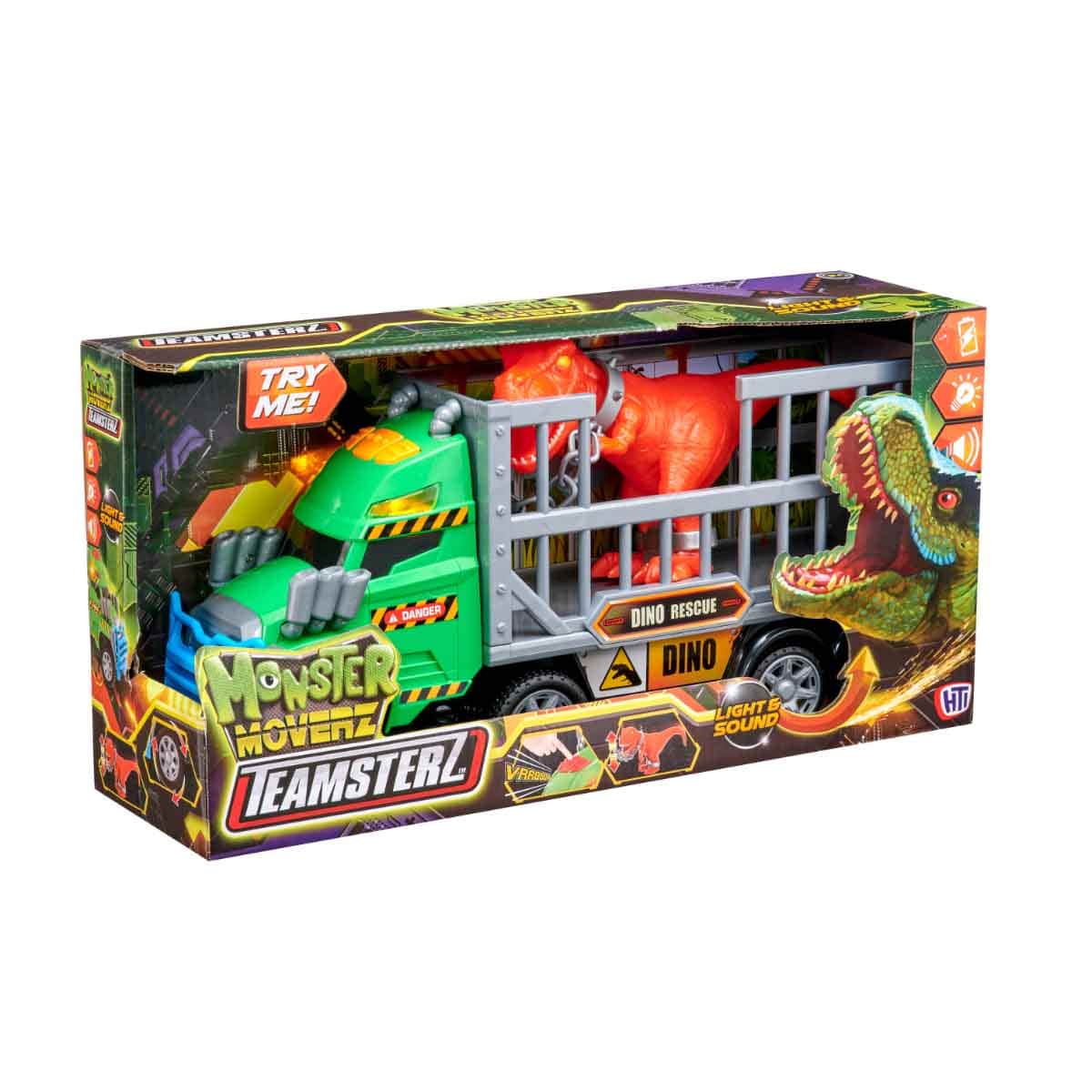 Teamsterz Monster Moverz Dino Rescue Playset Unisex, 3-4 Years