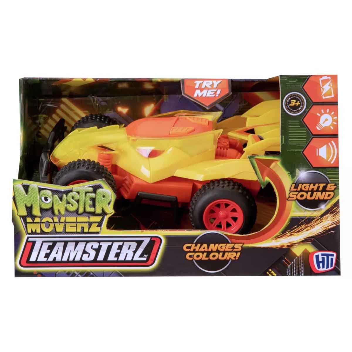 Teamsterz Lights and Sounds Colour Change Assorted Monster Truck Unisex, 3-4 Years