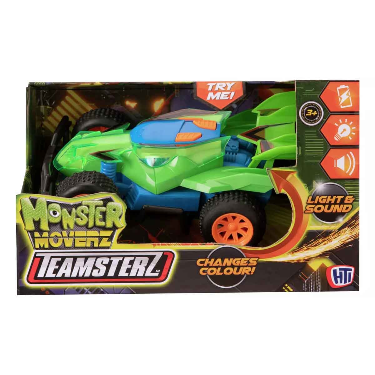 Teamsterz Lights and Sounds Colour Change Assorted Monster Truck Unisex, 3-4 Years