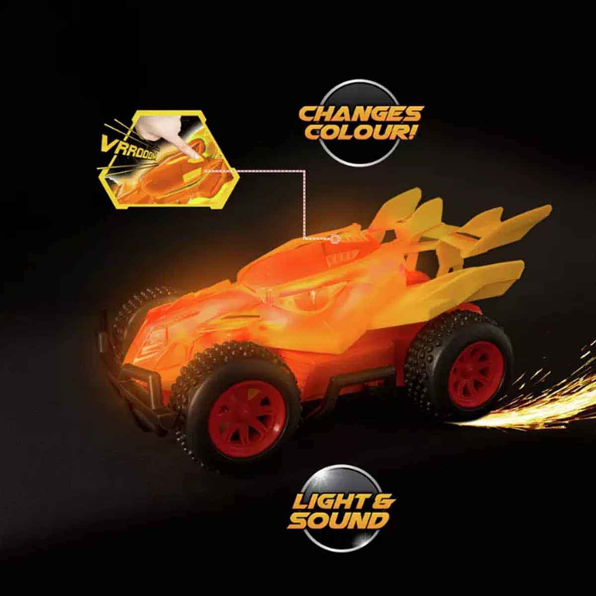 Teamsterz Lights and Sounds Colour Change Assorted Monster Truck Unisex, 3-4 Years