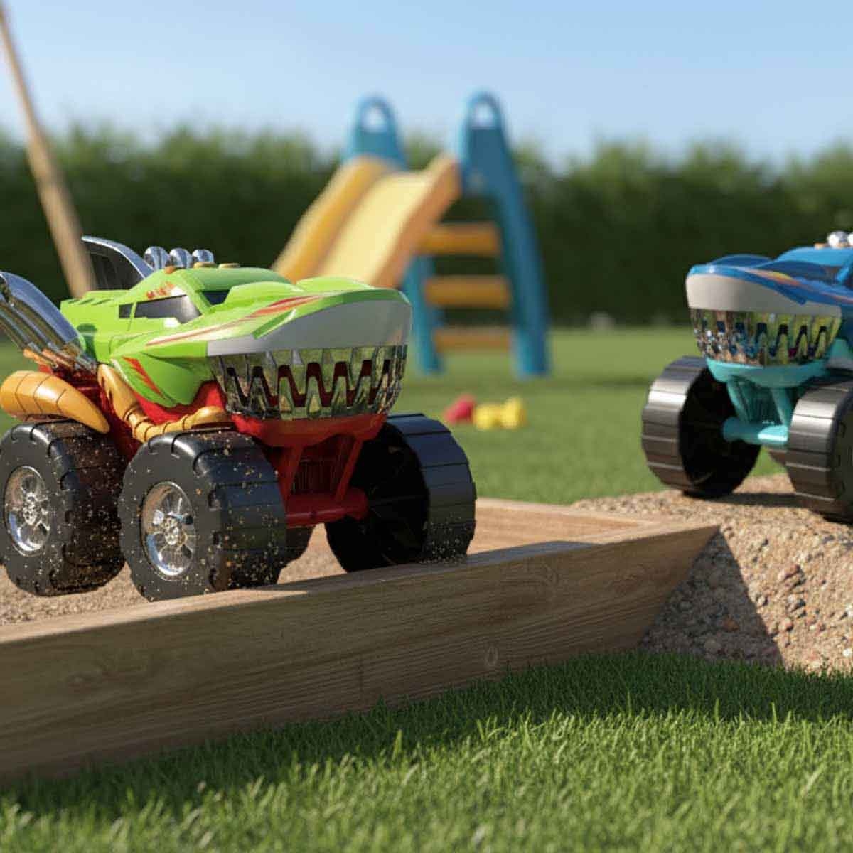 Teamsterz Monsters Moverz Assorted Robo Shark Unisex, 3-4 Years