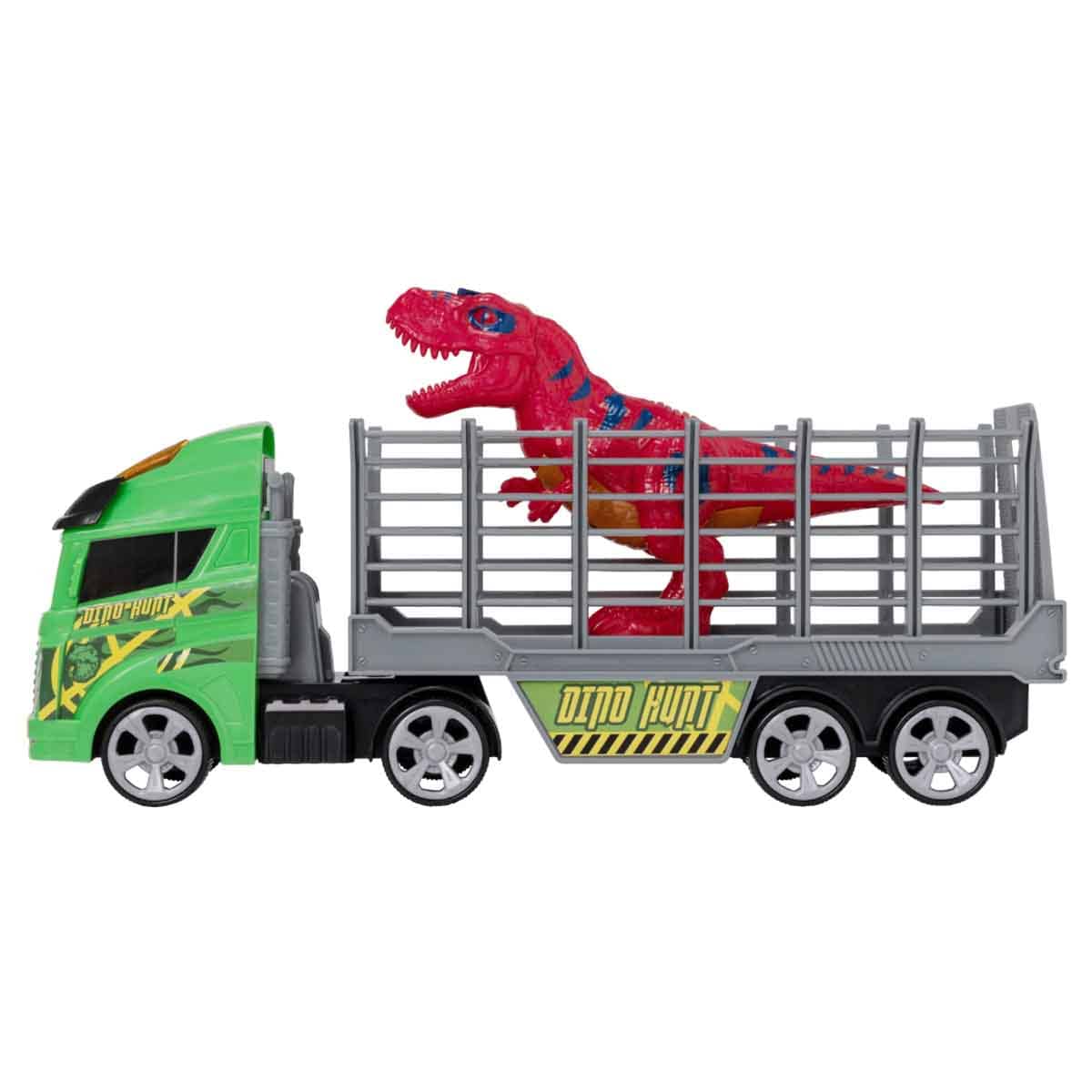 Teamsterz Mighty Machines Light & Sound Dino Transporter Playset Unisex, 3-4 Years