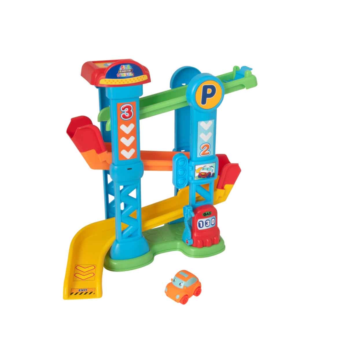 تيمسترز مجموعة برج متدحرج مع سيارة للأطفال الصغار، 0-2 سنة