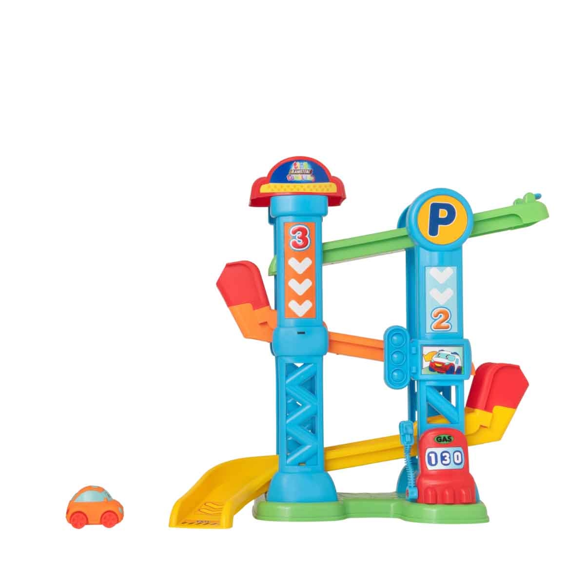 تيمسترز مجموعة برج متدحرج مع سيارة للأطفال الصغار، 0-2 سنة