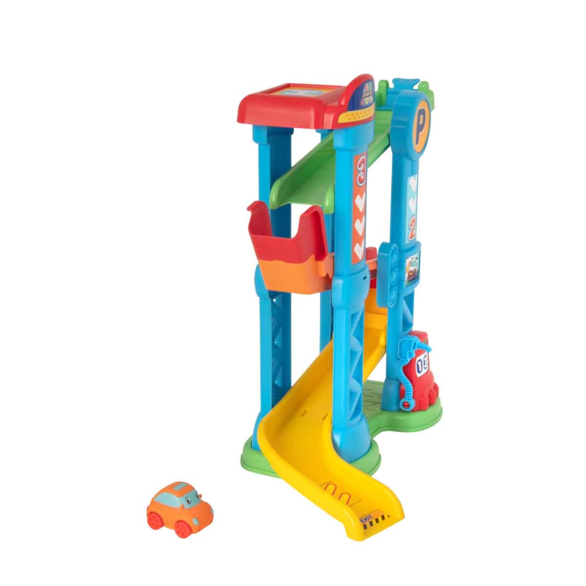 تيمسترز مجموعة برج متدحرج مع سيارة للأطفال الصغار، 0-2 سنة