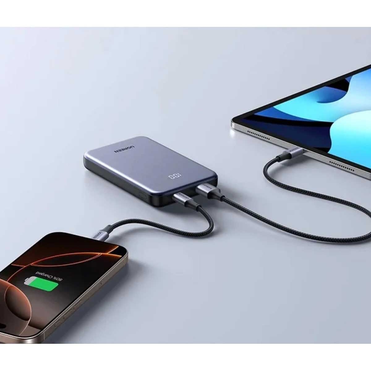 يوجرين باور بانك محمول 10000mAh بقدرة 20W