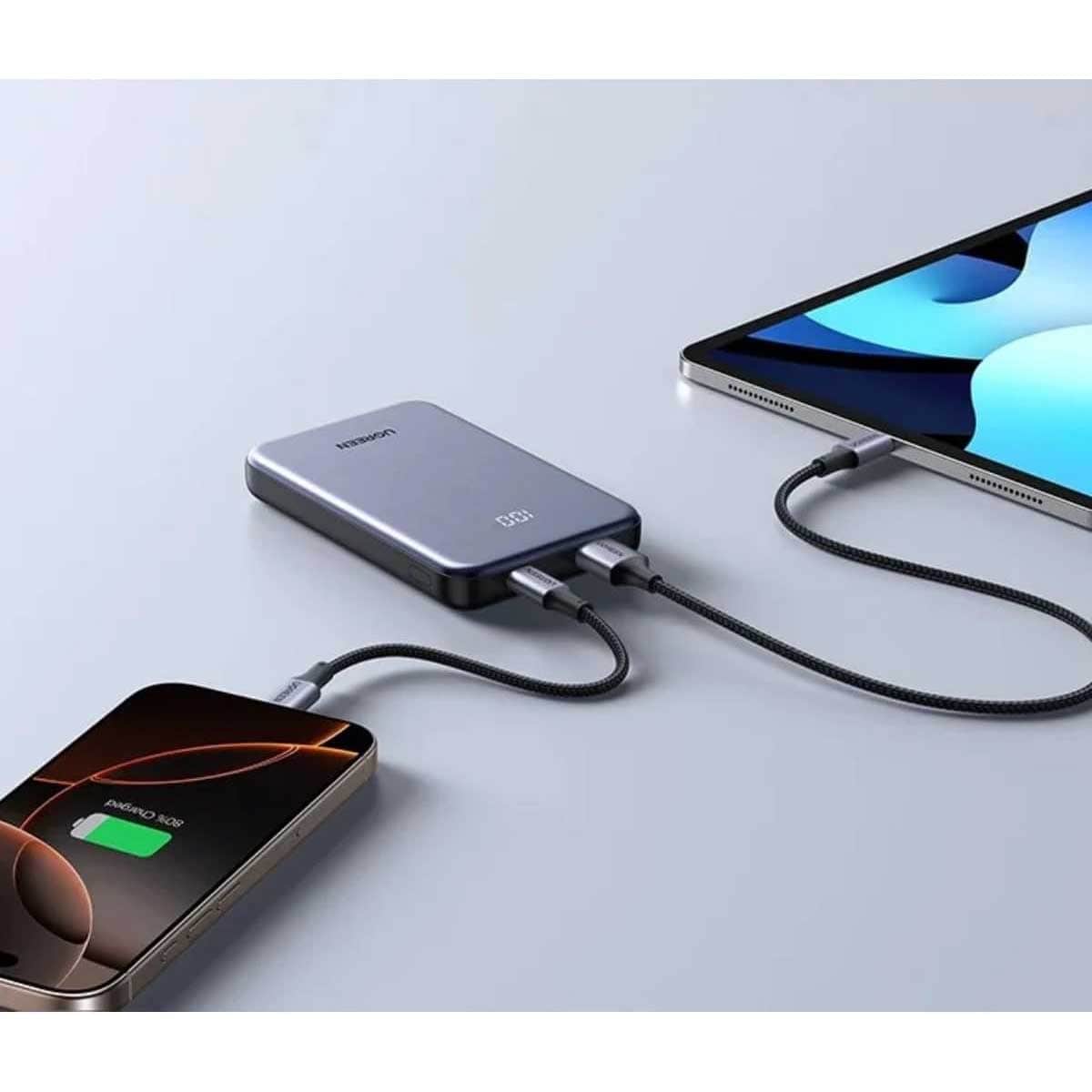 يوجرين باور بانك محمول 10000mAh بقدرة 20W
