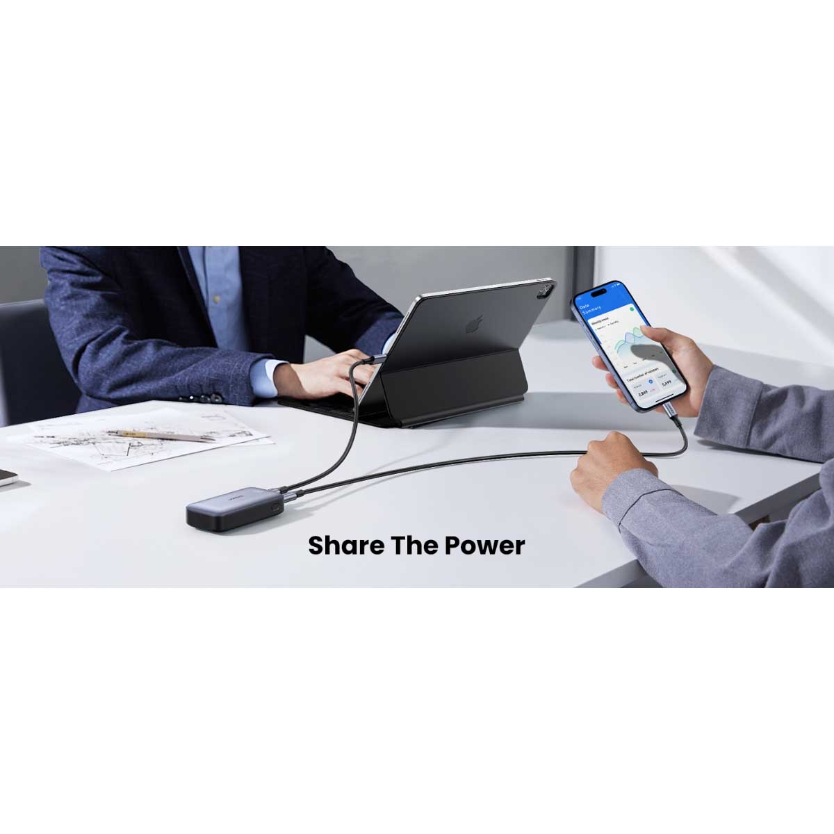 يوجرين باور بانك 10000mAh بقدرة 30W