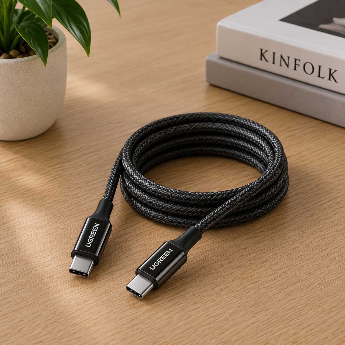 يوجرين L502 كابل USB-C إلى USB-C بقدرة 100W
