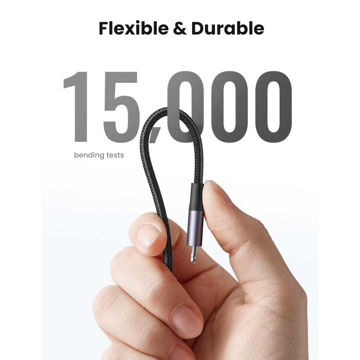 UGREEN Premium Braided USB-C to Lightning Cable