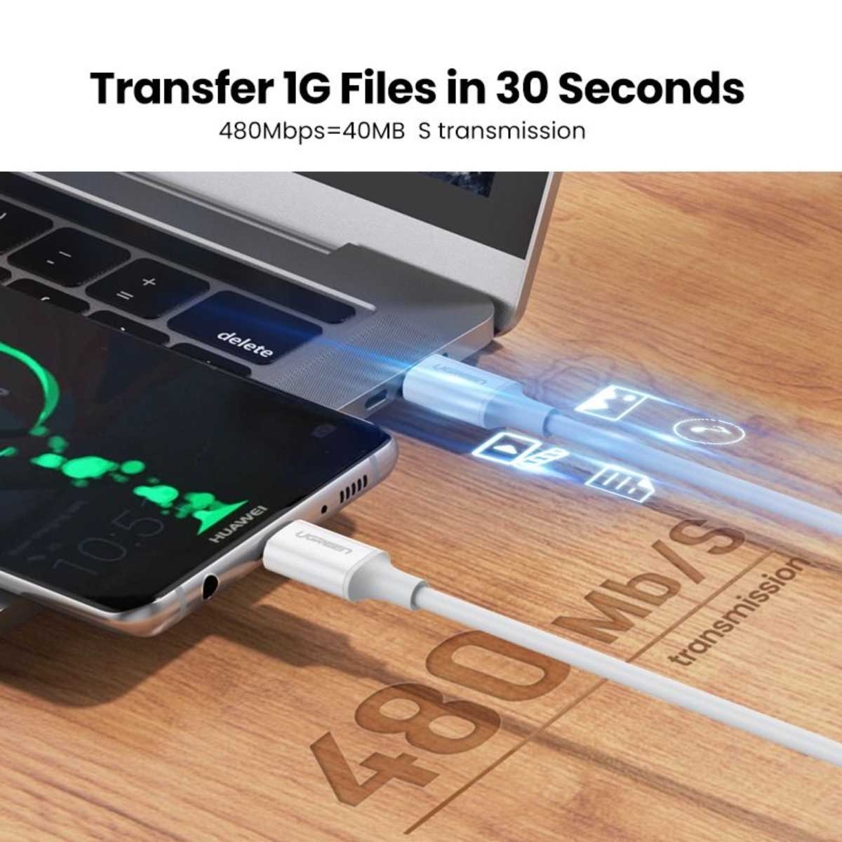 UGREEN US264 60W USB-C to USB-C Cable