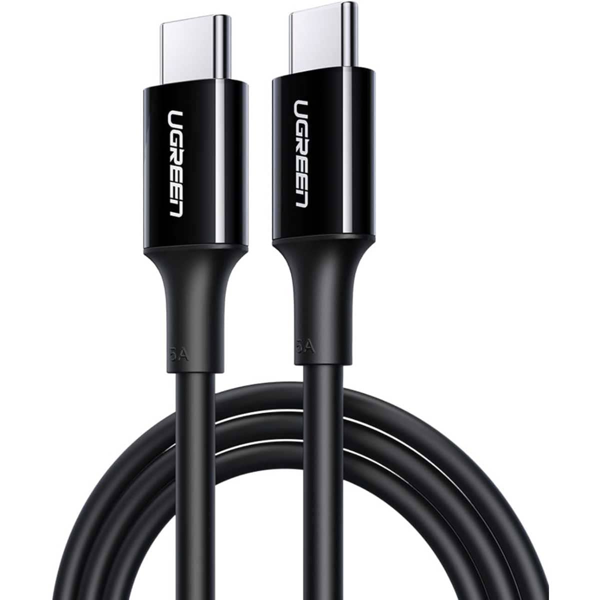 يوجرين كابل USB-C إلى USB-C US300 بطول 1m بقدرة 100W