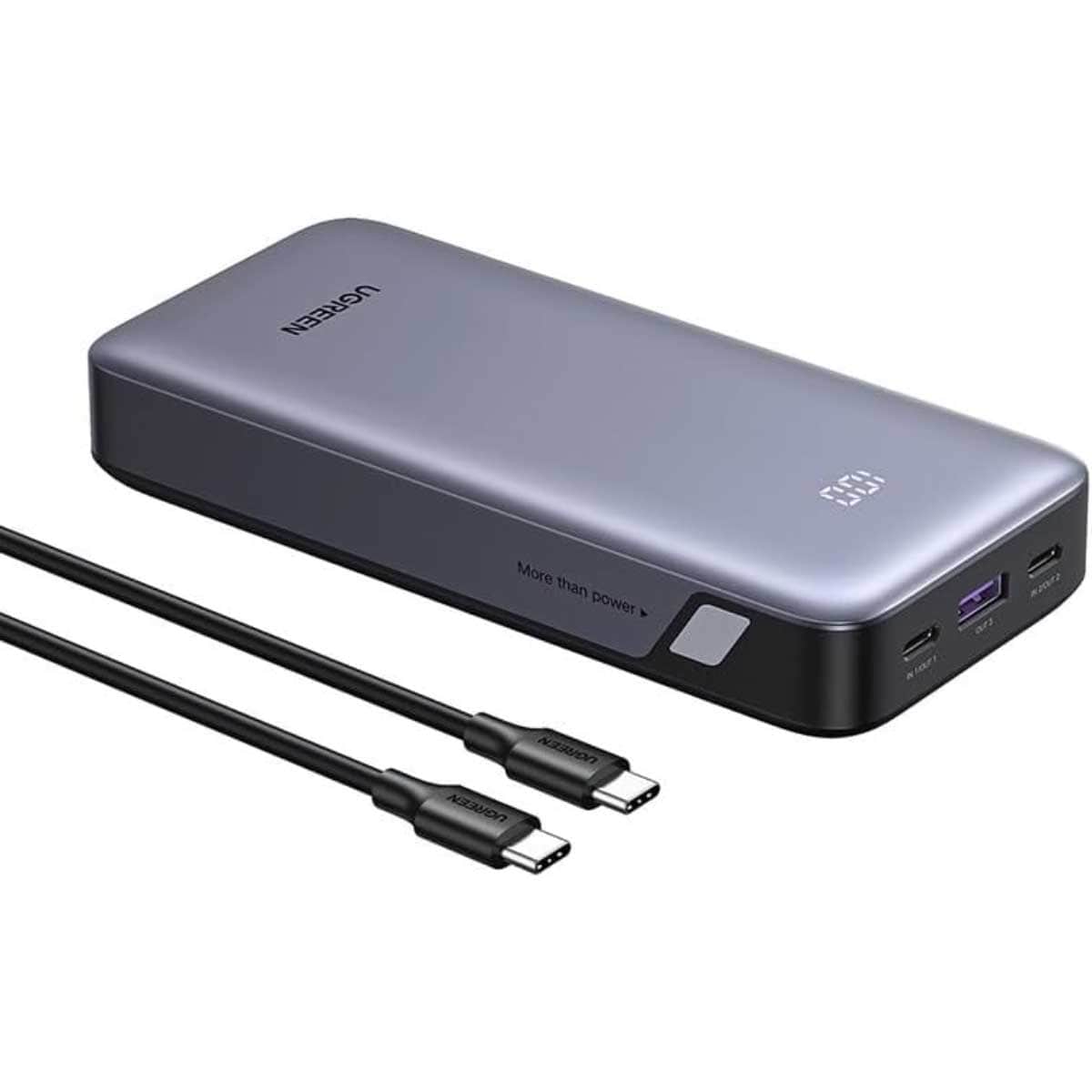 يوجرين باور بانك محمول 20000mAh بقدرة 30W