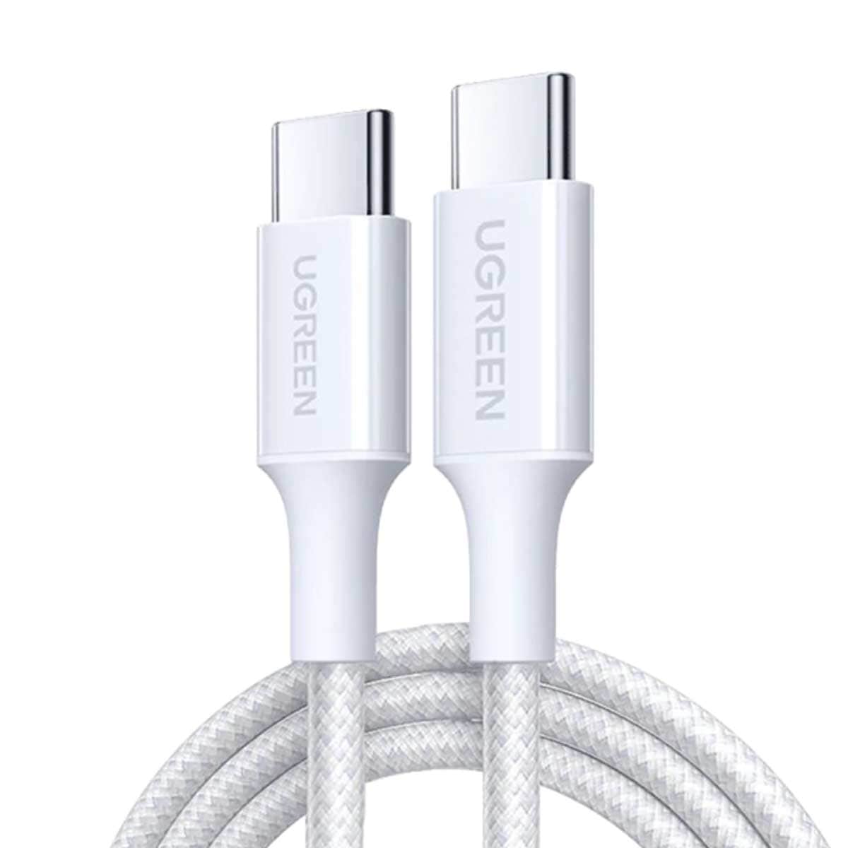 يوجرين كابل USB-C إلى USB-C مضفر بقدرة 100W و5A