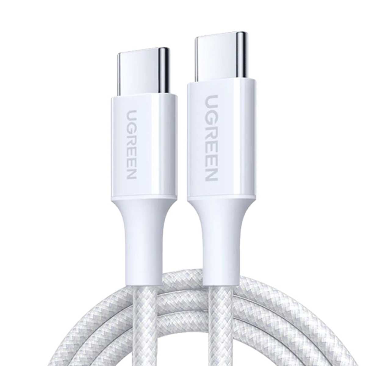 يوجرين كابل USB-C إلى USB-C مضفر بطول 2m بقدرة 100W و5A