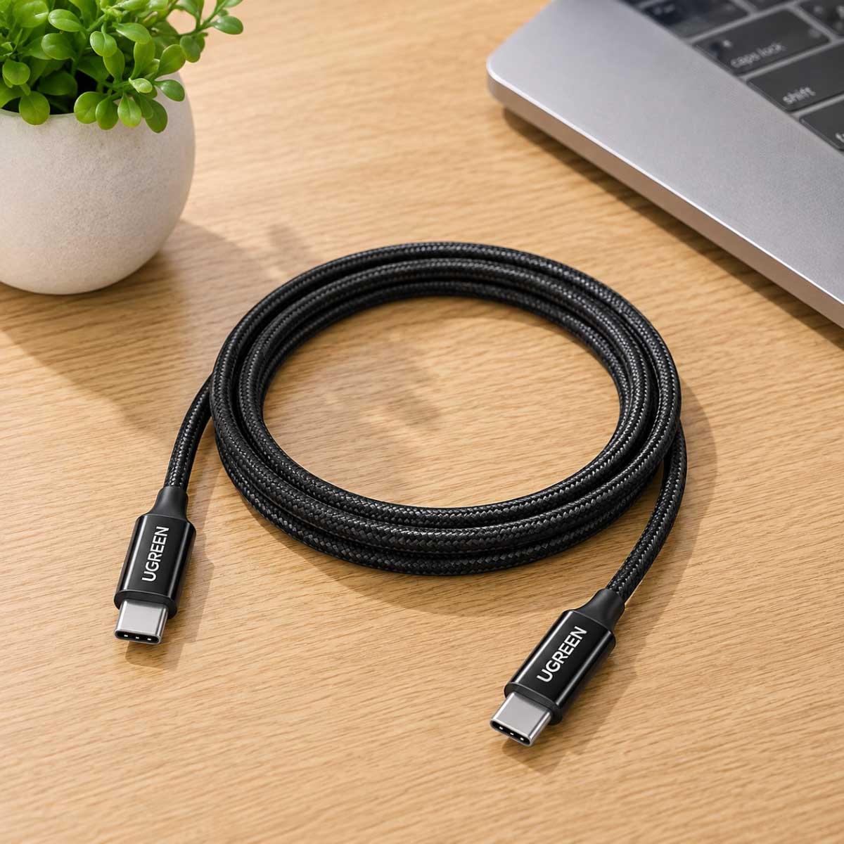 يوجرين L502 كابل USB-C إلى USB-C بقدرة 100W