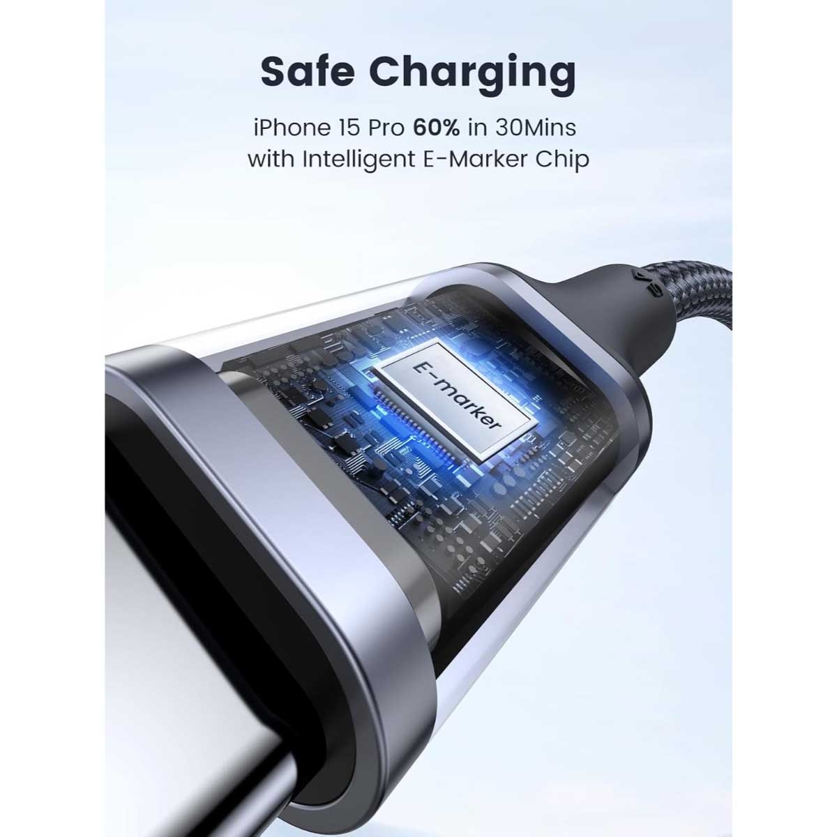 يوجرين كابل USB-C إلى USB-C بقدرة 100W