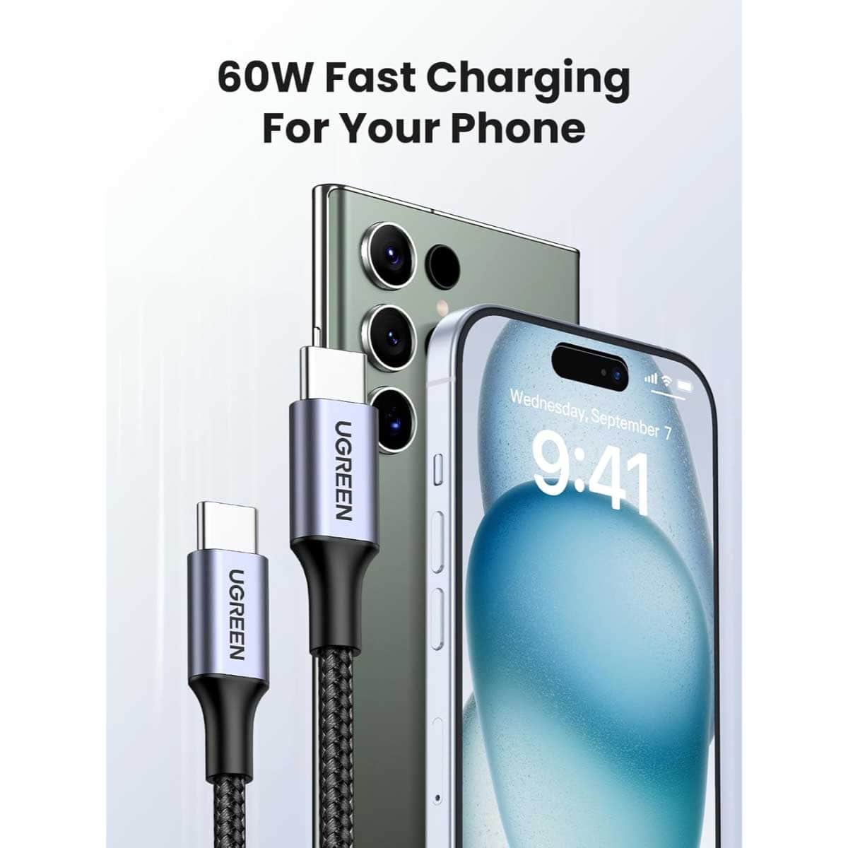 UGREEN 60W USB-C to USB-C Cable