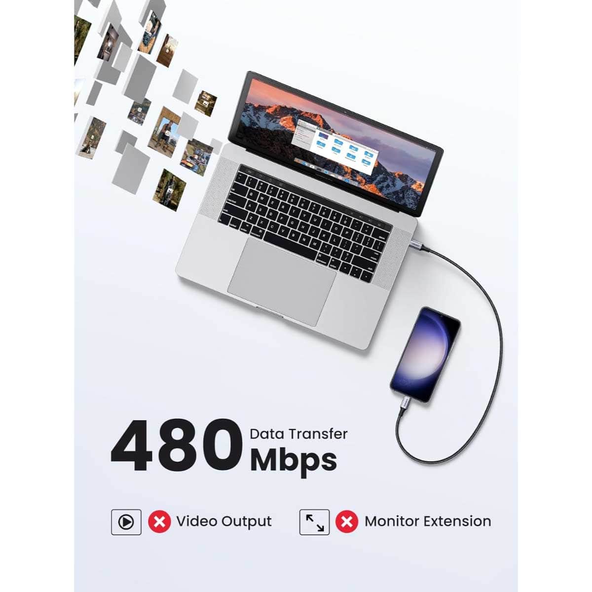 UGREEN 60W USB-C to USB-C Cable