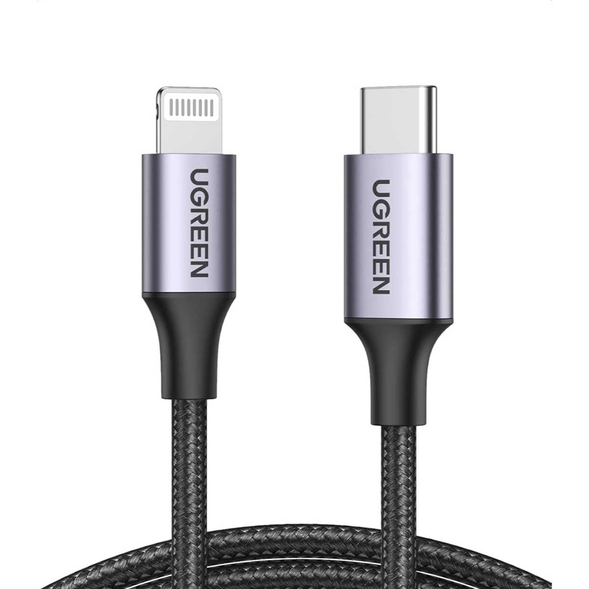 يوجرين كابل USB-C إلى Lightning مضفر فاخر