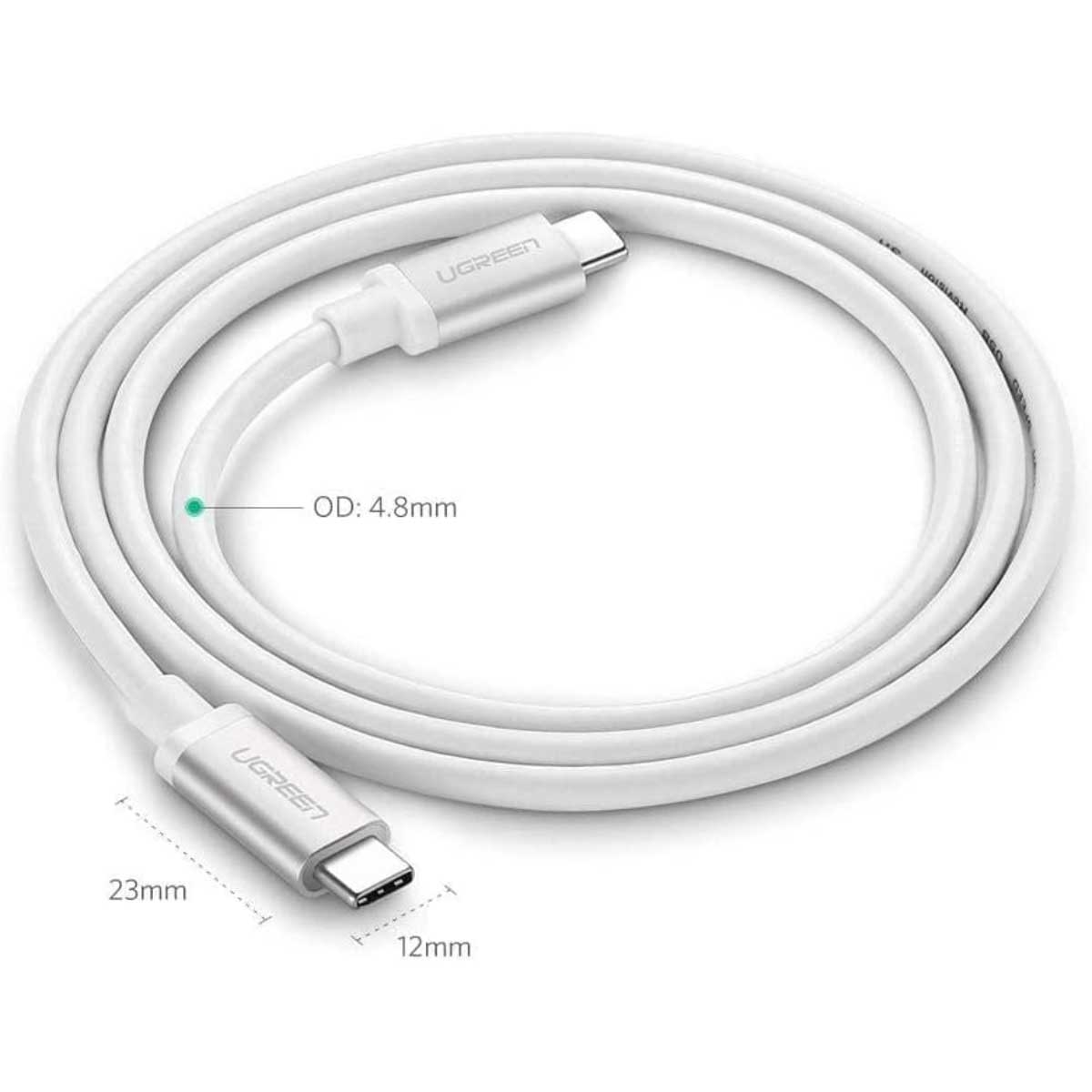 يوجرين US264 كابل USB-C إلى USB-C بقدرة 60W