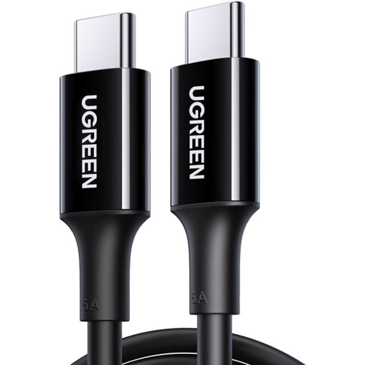 يوجرين كابل USB-C إلى USB-C US300 بطول 2m بقدرة 100W