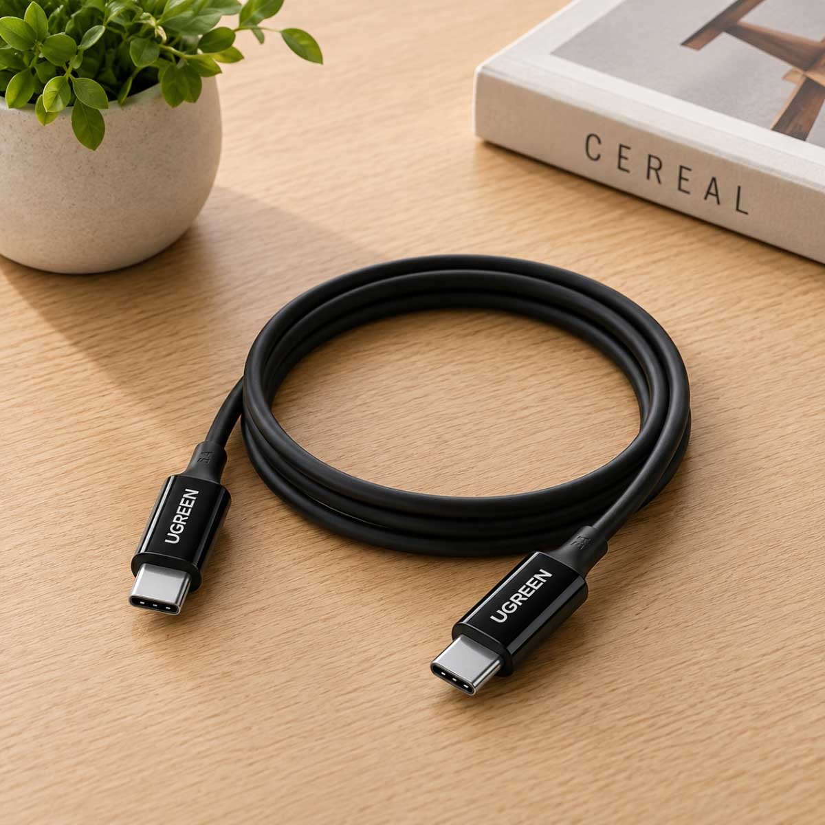 يوجرين US300 كابل USB-C إلى USB-C بقدرة 100W