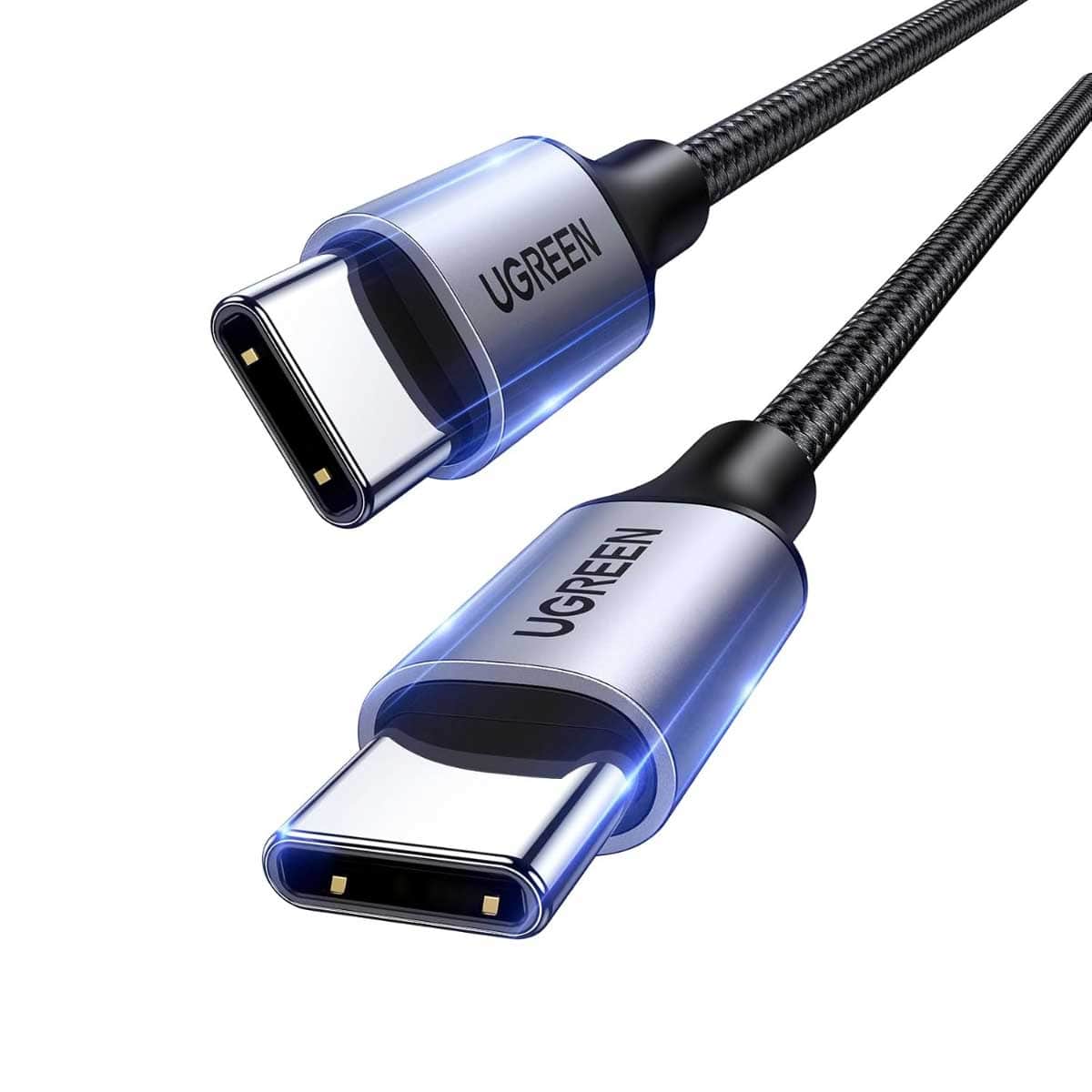 يوجرين كابل USB-C إلى USB-C بطول 3m بقدرة 100W
