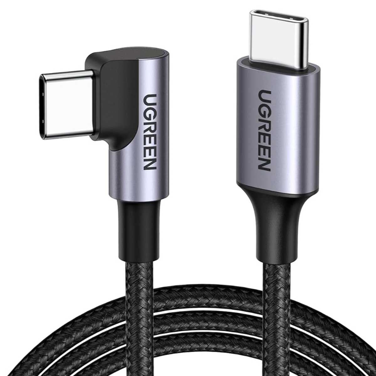 يوجرين كابل USB-C إلى USB-C بزاوية قائمة بقدرة 60W