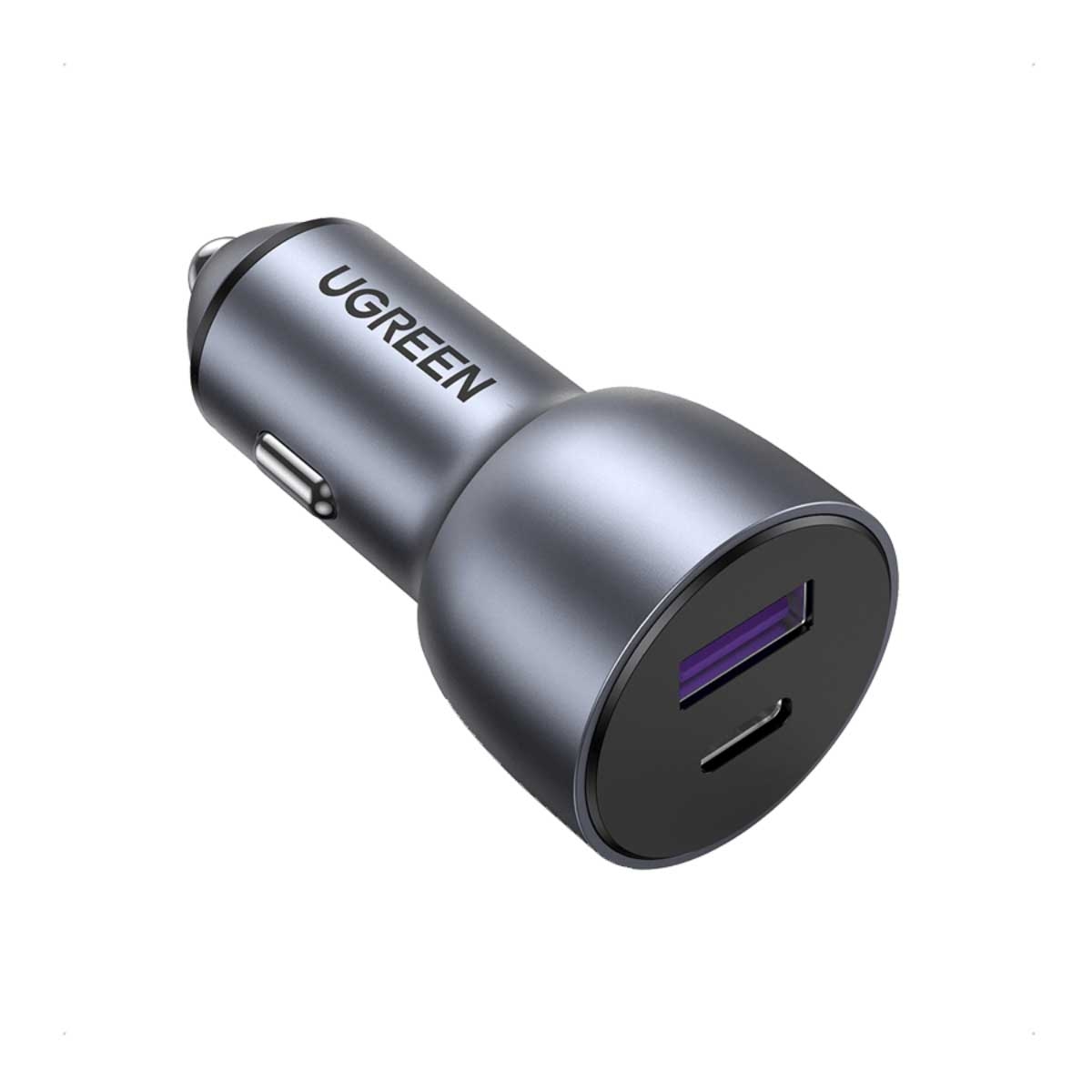 يوجرين شاحن سيارة بقدرة 42.5W بمنفذين USB-C وUSB-A