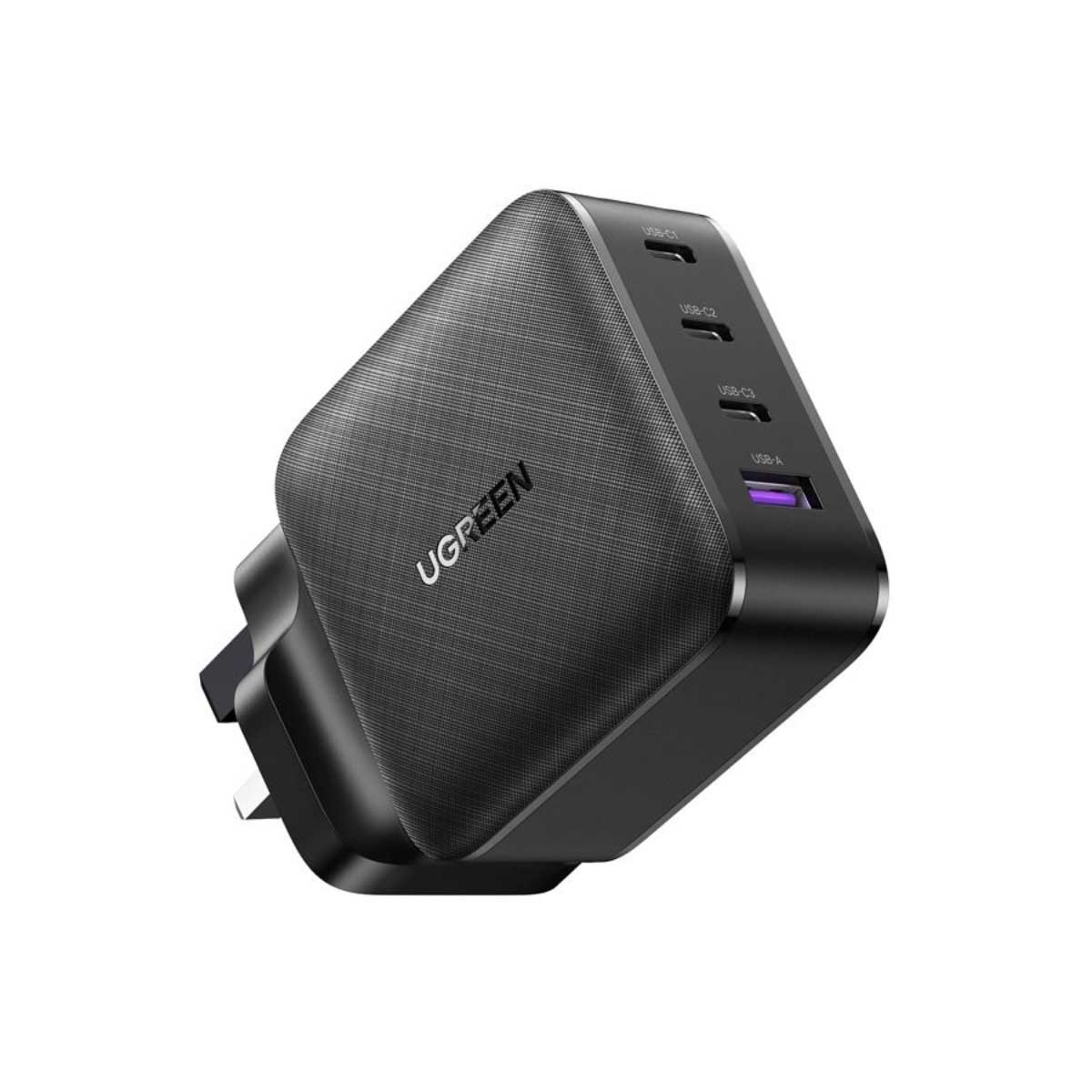 يوجرين شاحن حائط GaN بقدرة 65W مع 4 منافذ