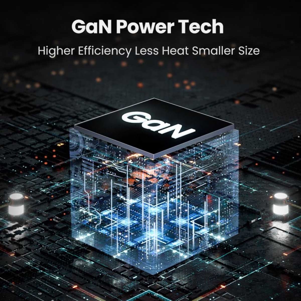 يوجرين شاحن حائط GaN بقدرة 65W مع 4 منافذ