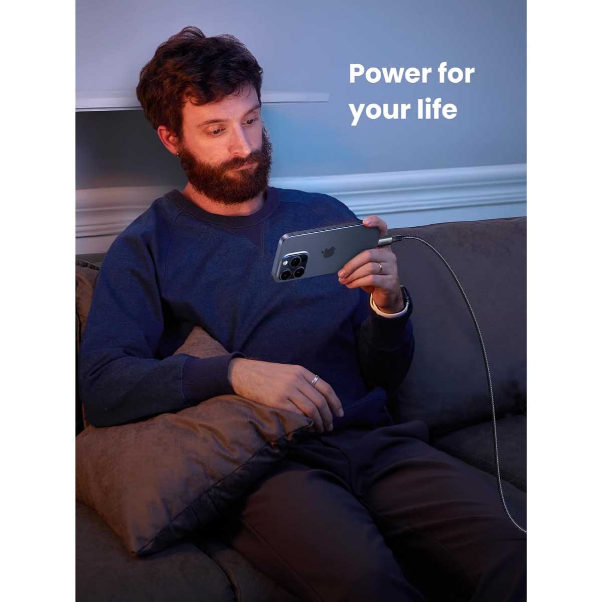 UGREEN Black 1m 60W USB-C to USB-C Cable