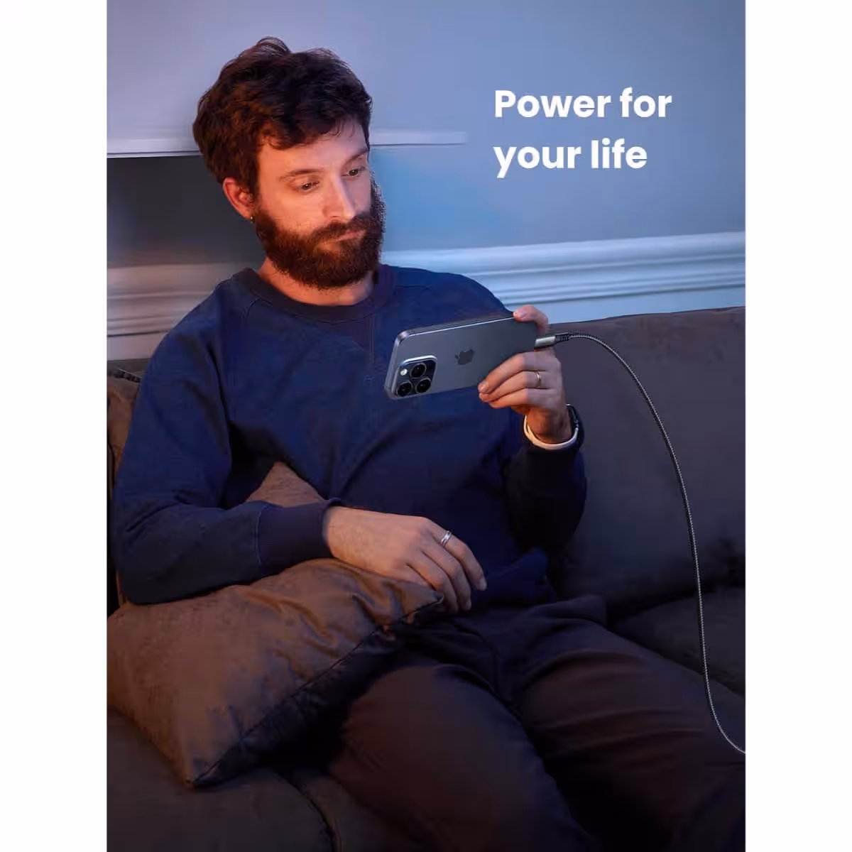 UGREEN Black 1m 60W USB-C to USB-C Cable