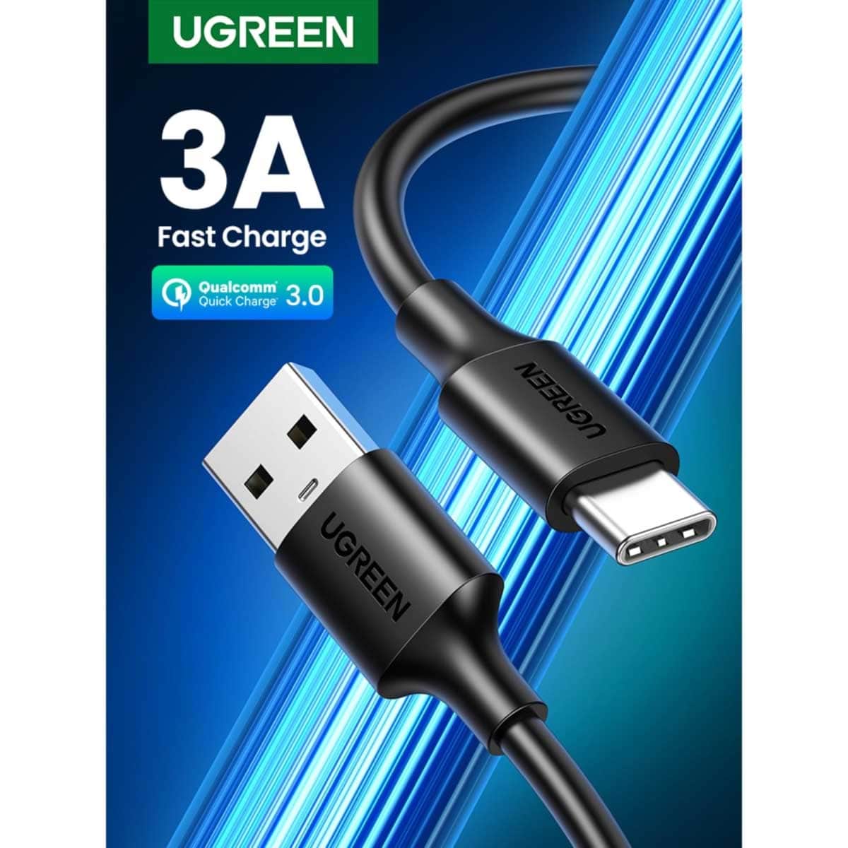 يوجرين US287 كابل USB-A إلى USB-C