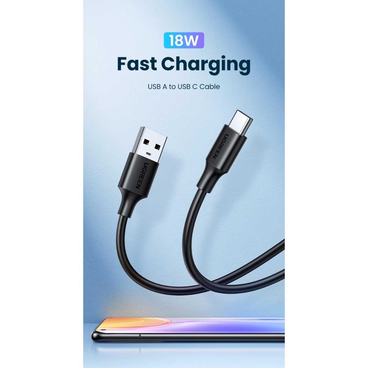UGREEN US287 USB-A to USB-C Cable