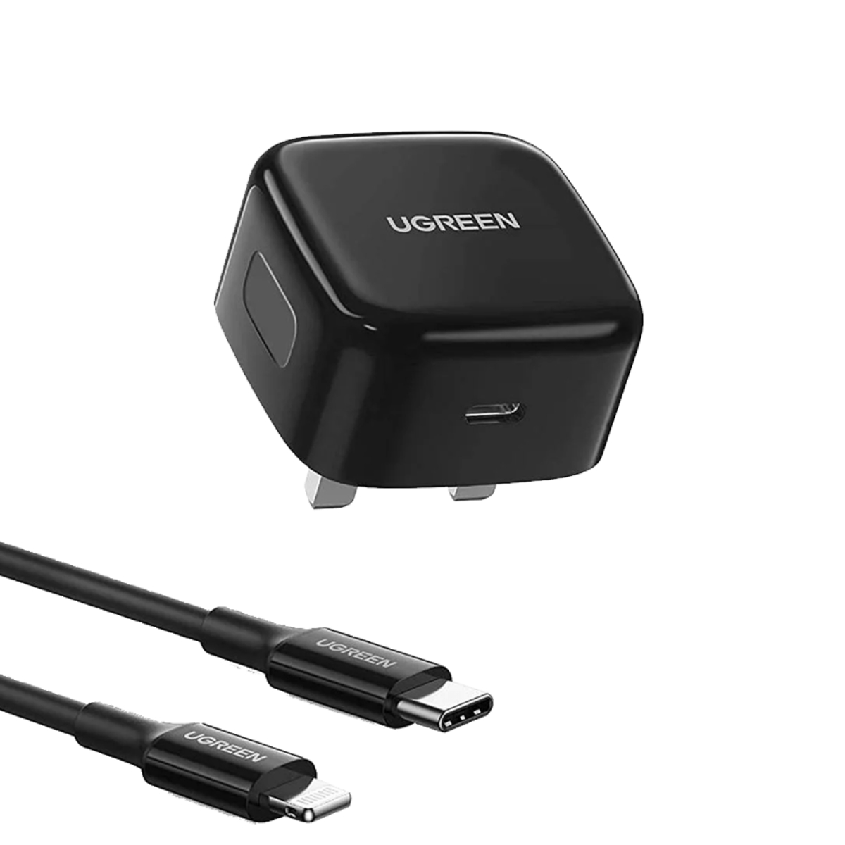 يوجرين شاحن حائط USB-C بقدرة 20W مع كابل Lightning